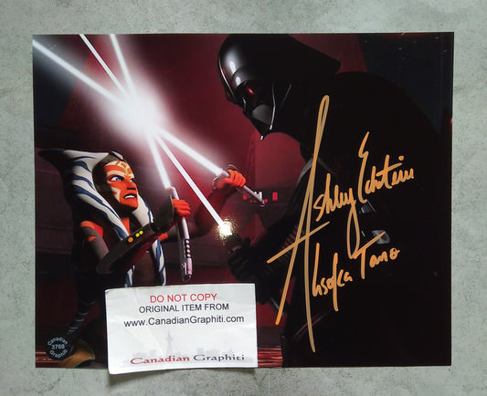 Ashley Eckstein Hand Signed Autograph 8x10 Photo COA Ahsoka