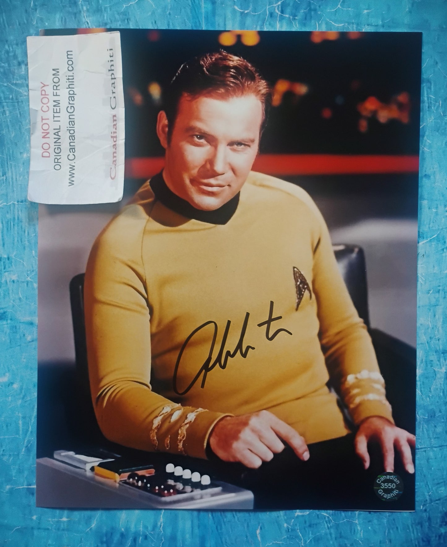 William Shatner Hand Signed Autograph 8x10 Photo COA Star Trek