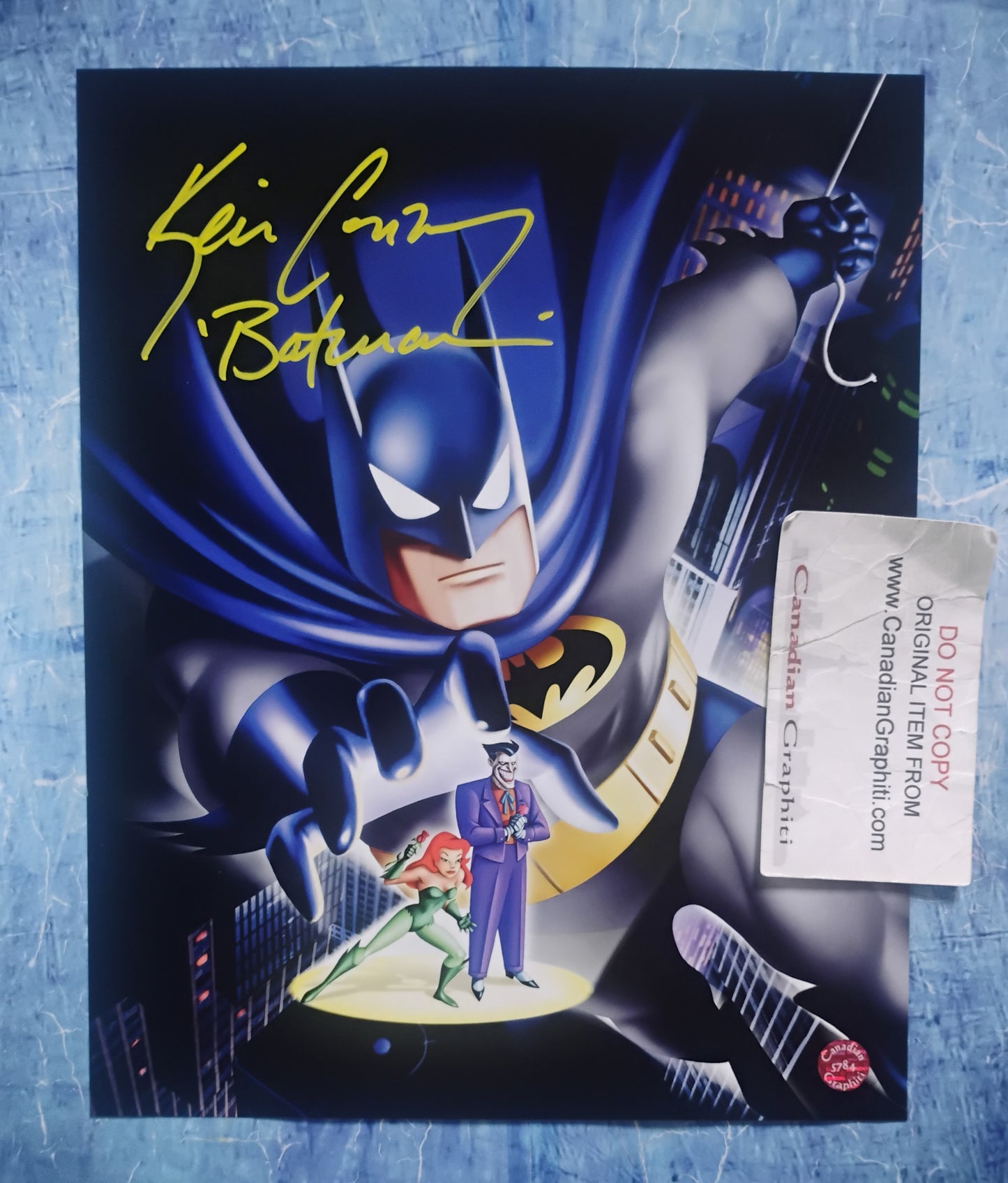 Kevin Conroy Hand Signed Autograph 8x10 Photo COA Batman