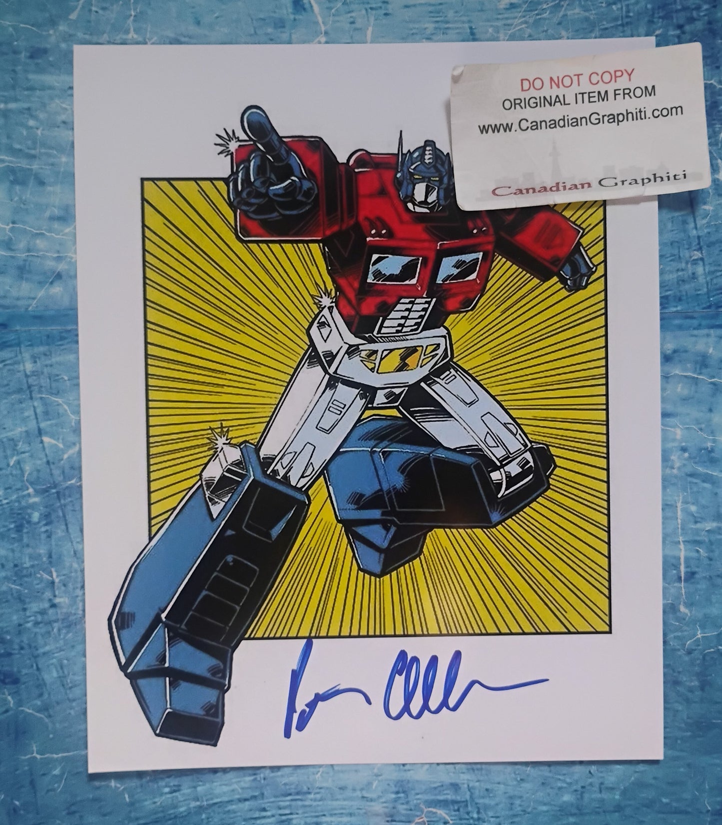 Peter Cullen Hand Signed Autograph 8x10 Photo COA Transformers