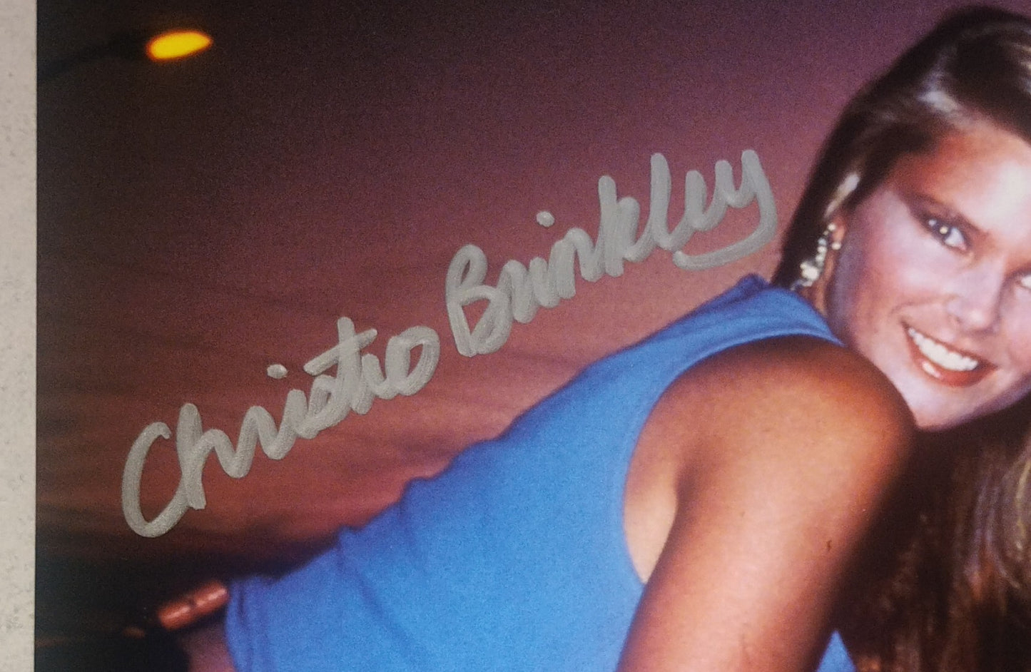 Christie Brinkley Hand Signed Autograph 11x14 Photo JSA COA