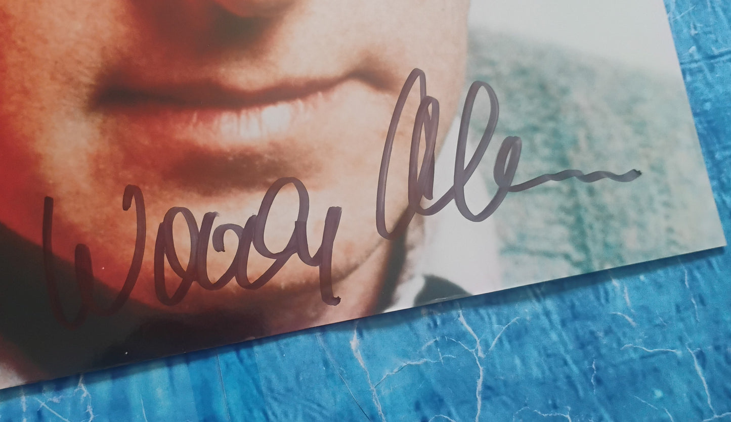 Woody Allen Hand Signed Autograph 8x10 Photo JSA COA