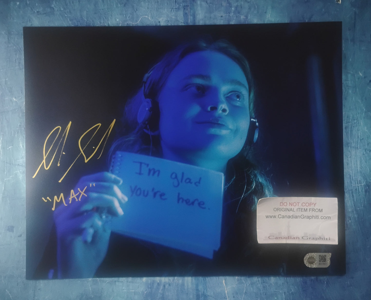 Sadie Sink Hand Signed Autograph 11x14 Photo SWAU COA Stranger Things