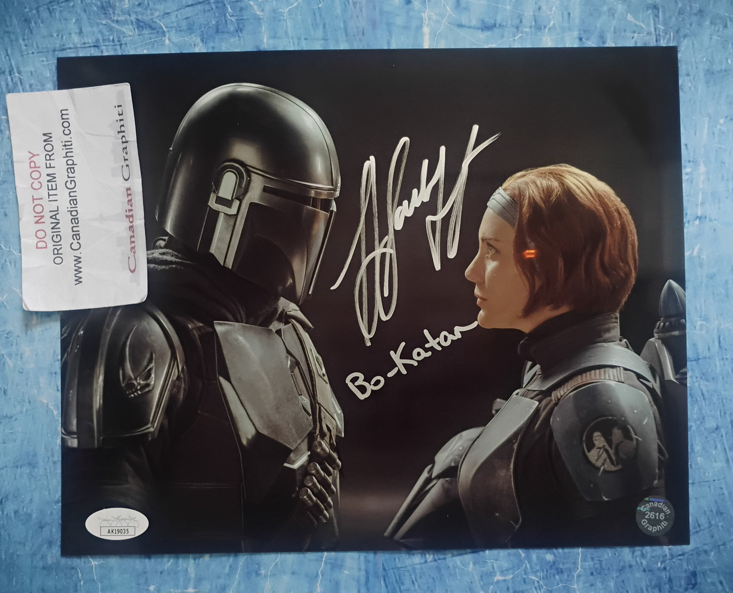 Katee Sackhoff Hand Signed Autograph 8x10 Photo JSA COA The Mandalorian