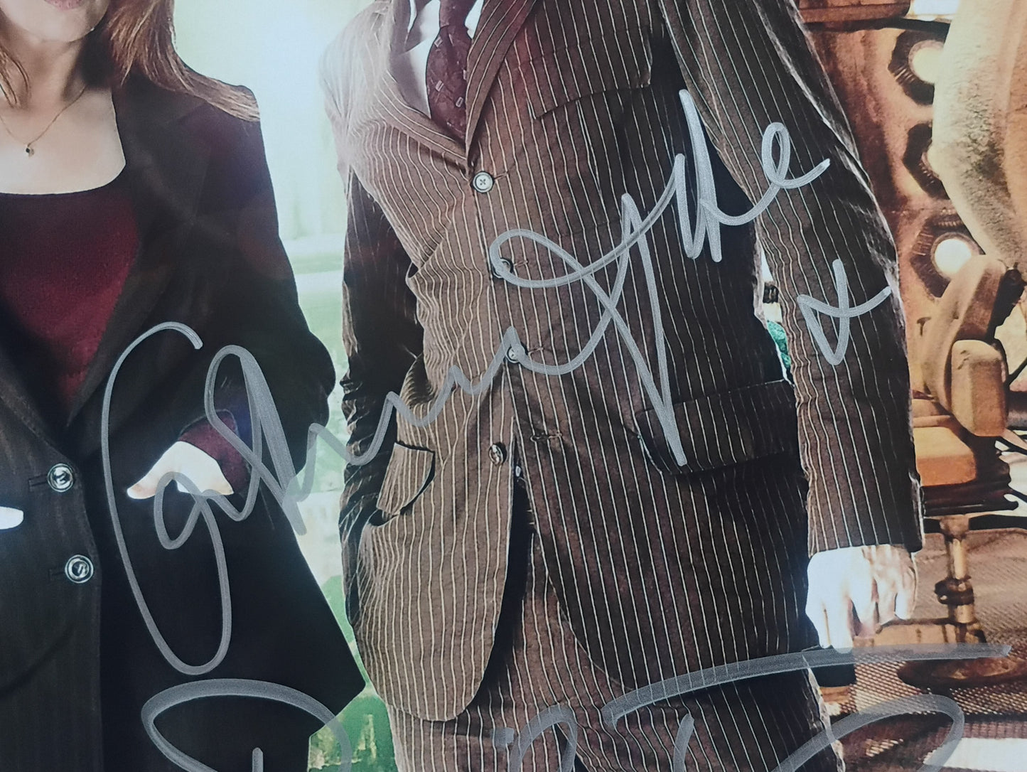 David Tennant & Catherine Tate Hand Signed Autograph 8x10 Photo COA Doctor Who