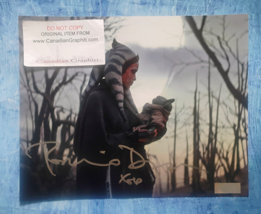 Rosario Dawson Hand Signed Autograph 8x10 Photo COA Star Wars Ahsoka