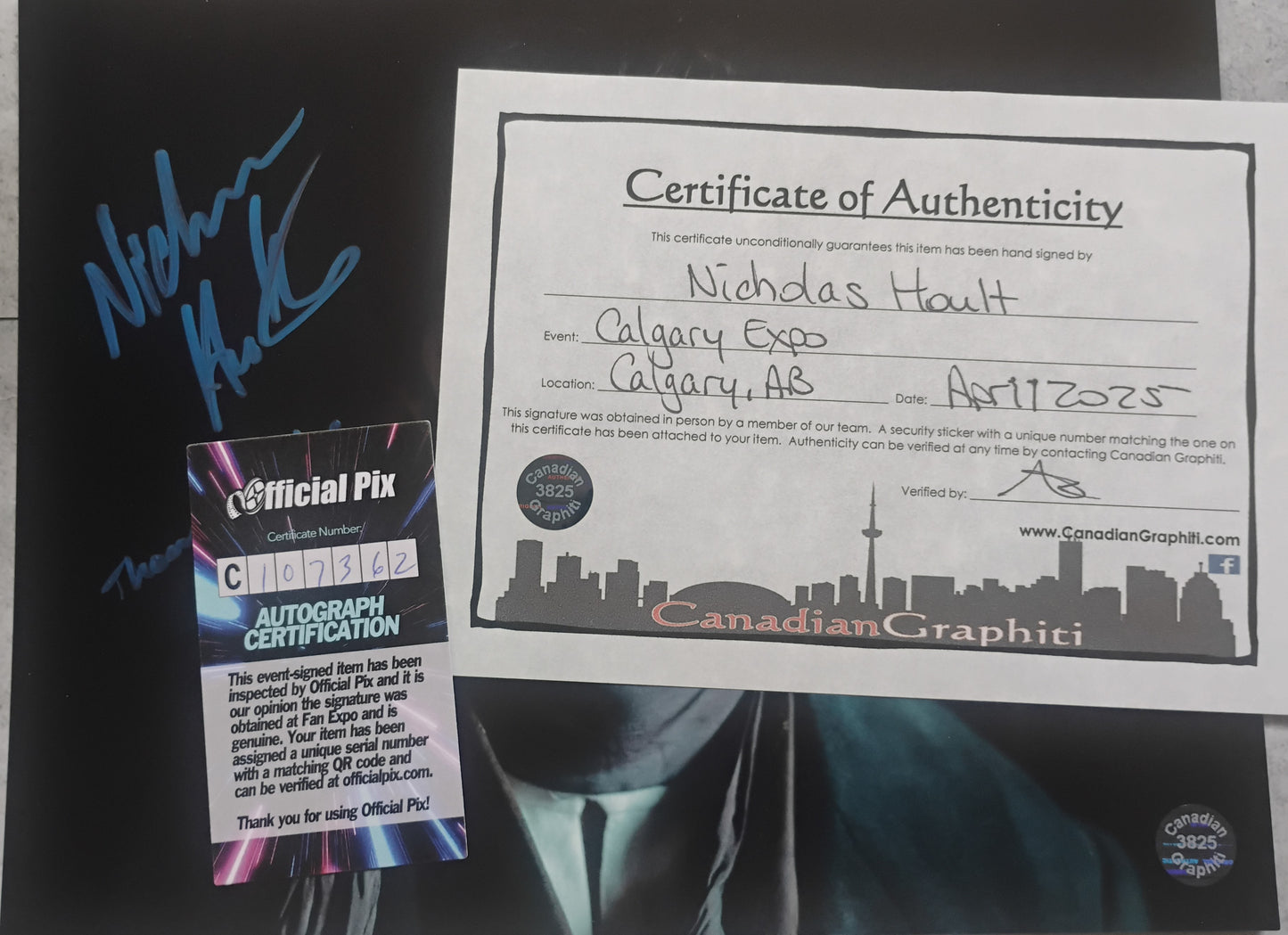 Nicholas Hoult Hand Signed Autograph 8x10 Photo OPix COA Nosferatu