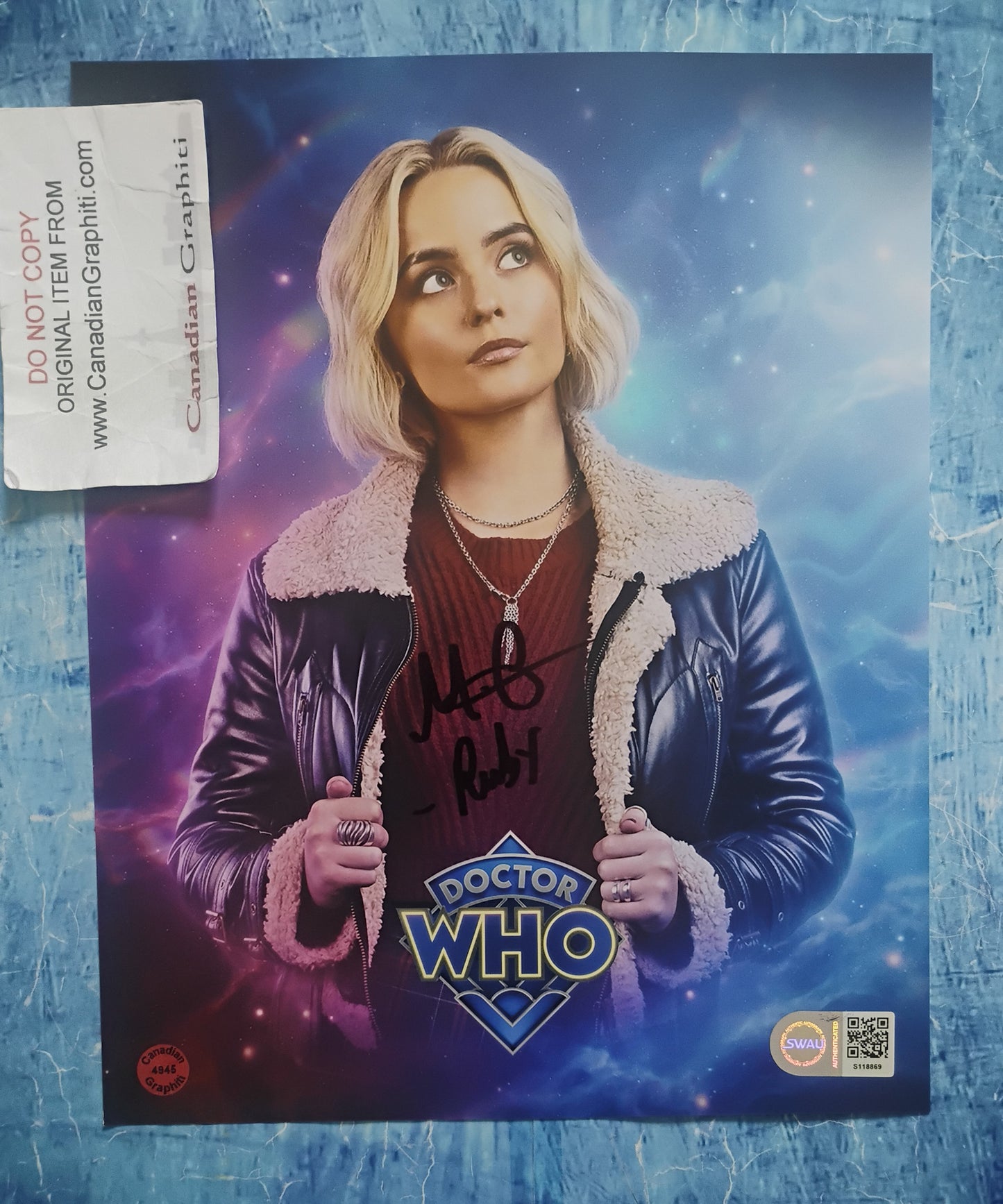 Millie Gibson Hand Signed Autograph 8x10 Photo SWAU COA Doctor Who