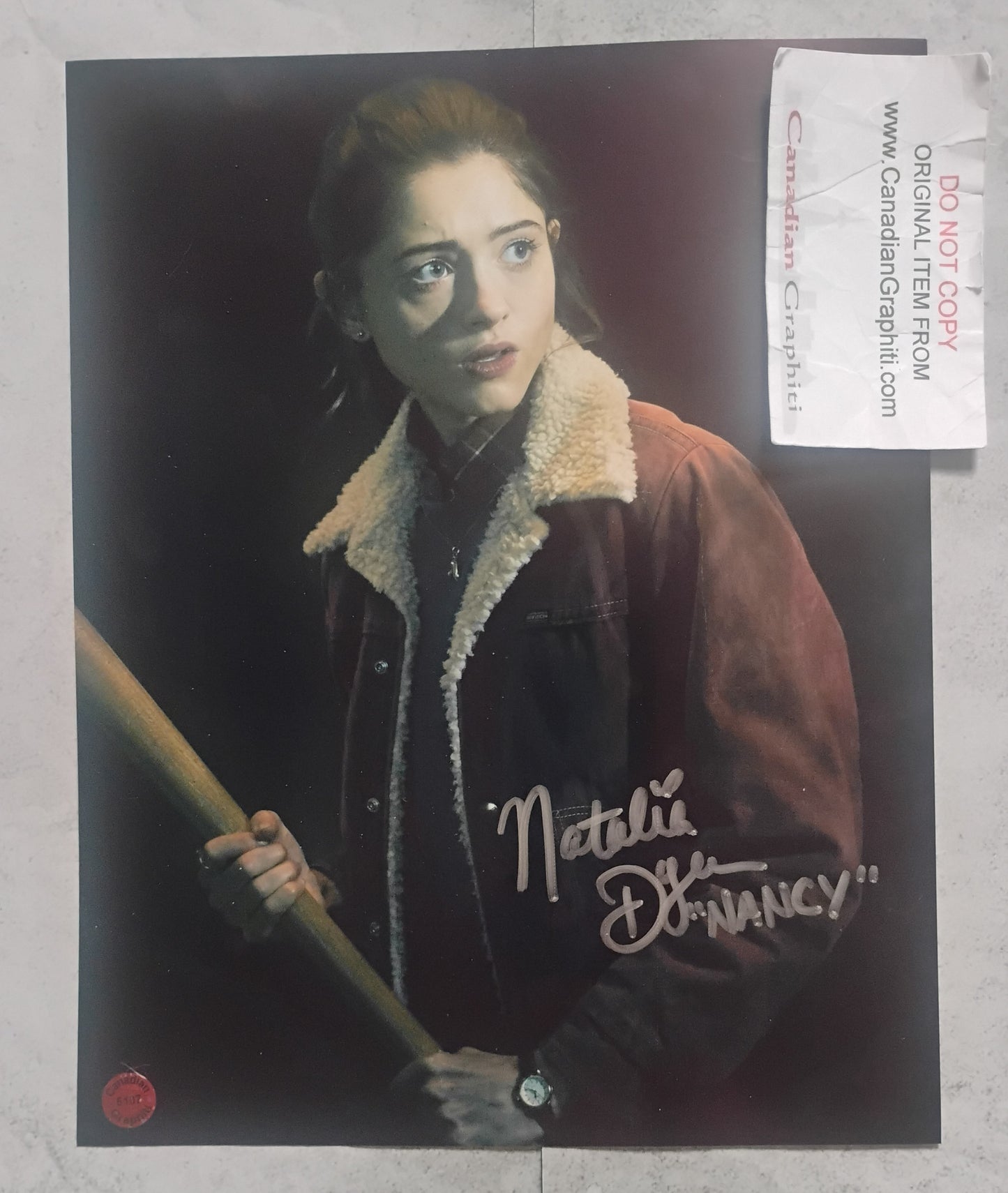 Natalia Dyer Hand Signed Autograph 8x10 Photo COA Stranger Things