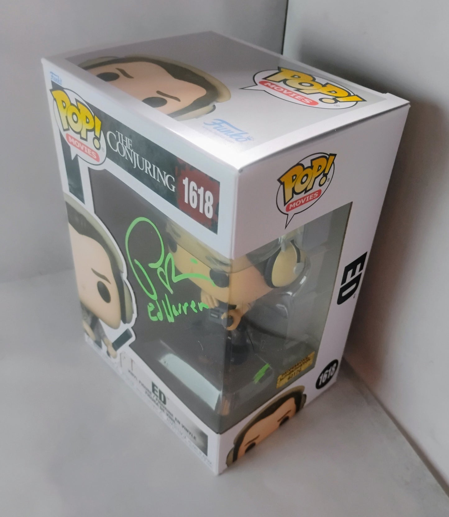 Patrick Wilson Hand Signed Autograph Funko Pop COA Ed Warren The Conjuring