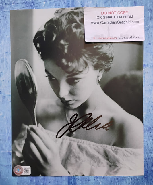Joan Collins Hand Signed Autograph 8x10 Photo BAS COA