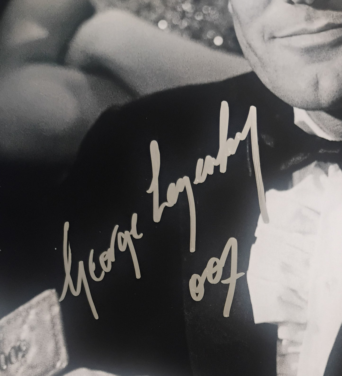George Lazenby Hand Signed Autograph 8x10 Photo COA James Bond