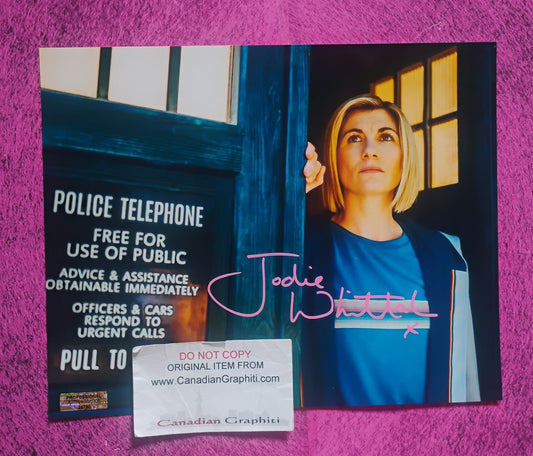 Jodie Whittaker Hand Signed Autograph 8x10 Photo COA Doctor Who