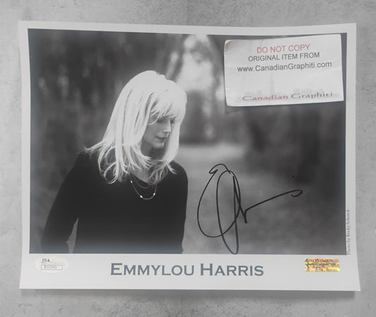 Emmylou Harris Hand Signed Autograph 8x10 Photo JSA COA