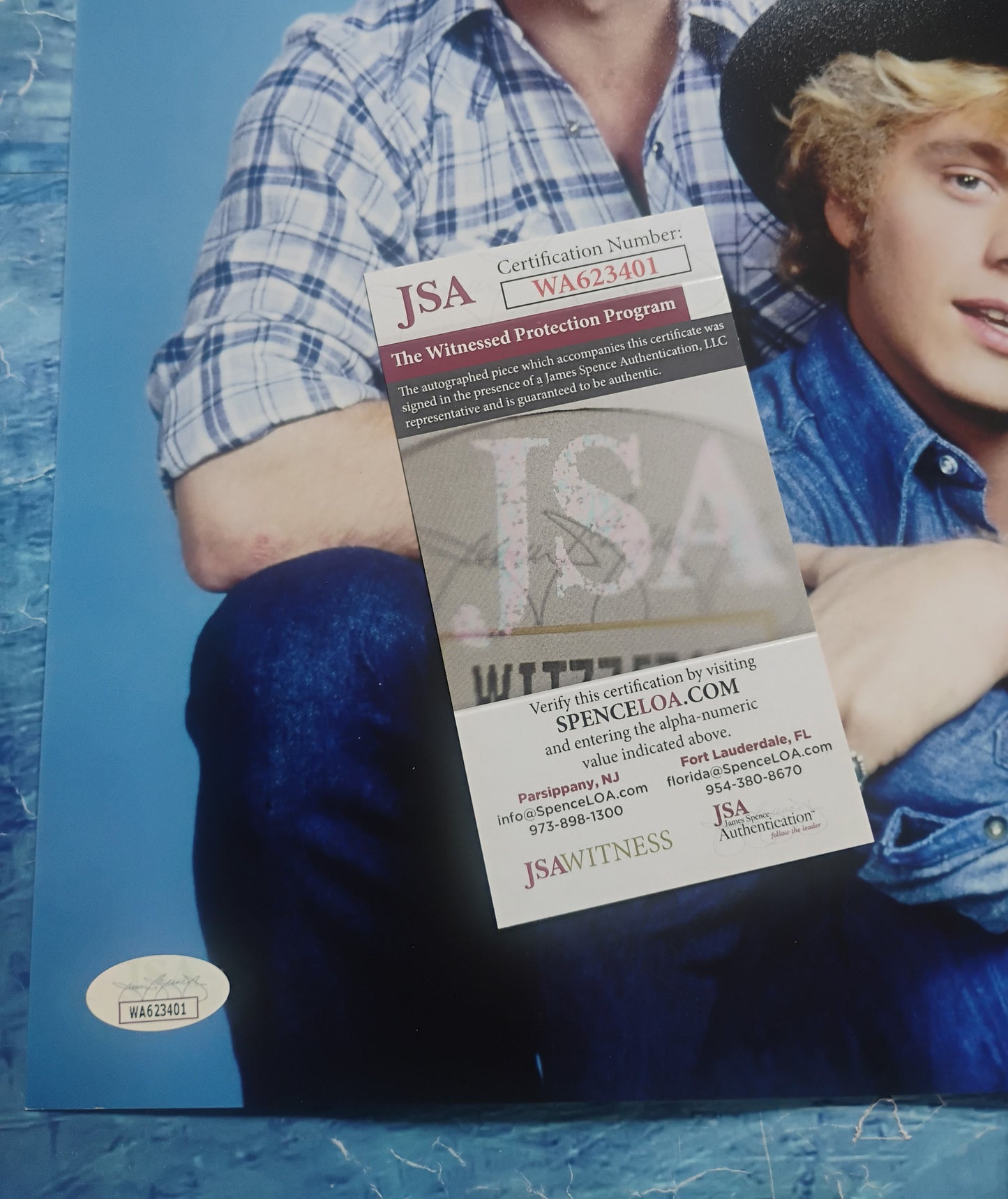 Tom Wopat & John Schneider Hand Signed Autograph 11x14 Photo JSA COA Dukes Of Hazzard