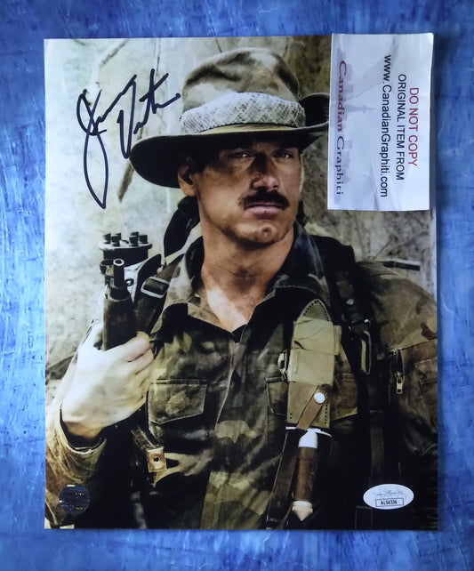 Jesse Ventura Hand Signed Autograph 8x10 Photo COA + JSA Predator