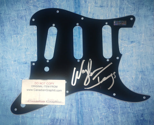 Waylon Jennings Hand Signed Autograph Guitar Pick Guard COA