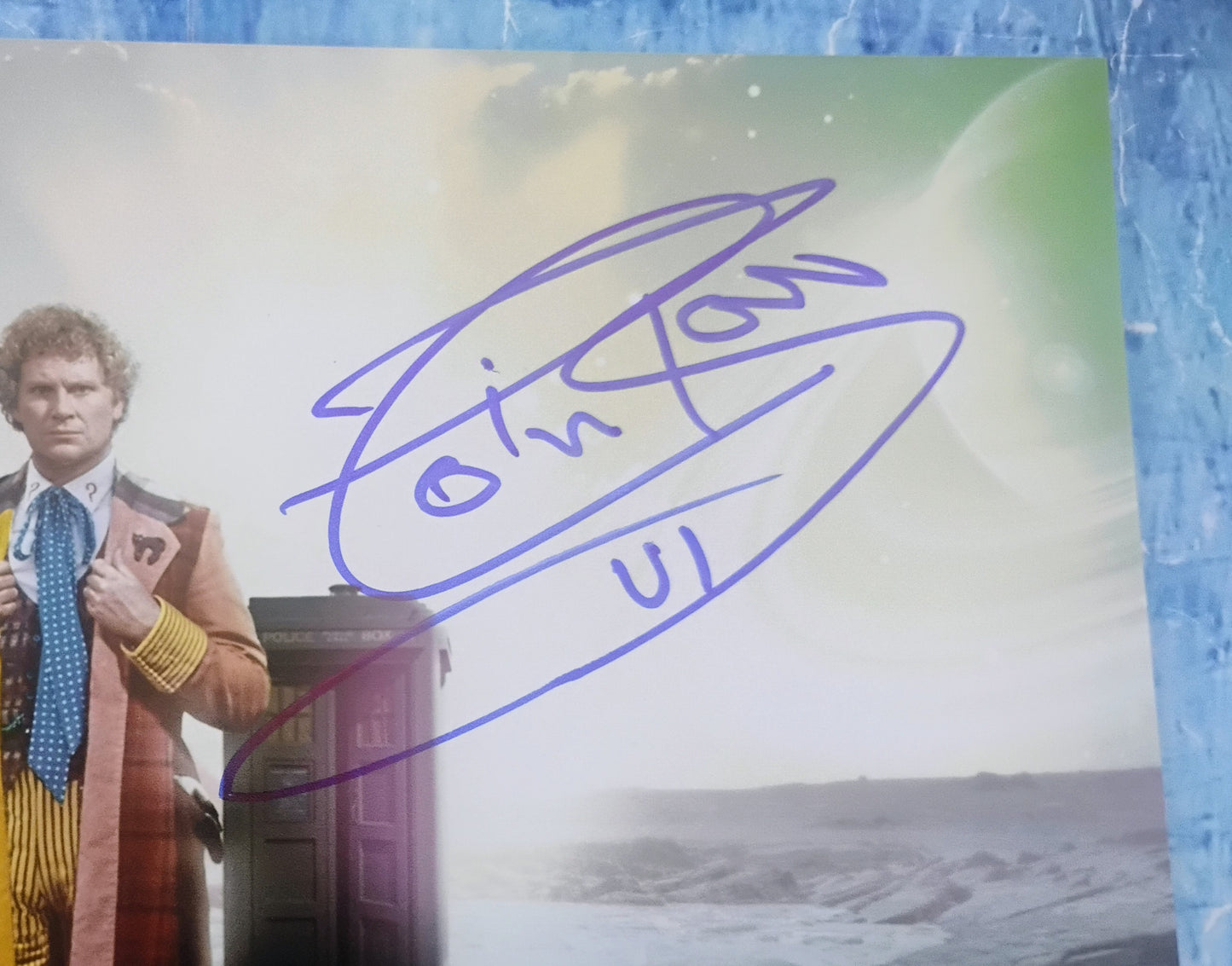 Colin Baker Hand Signed Autograph 8x10 Photo SWAU COA Doctor Who