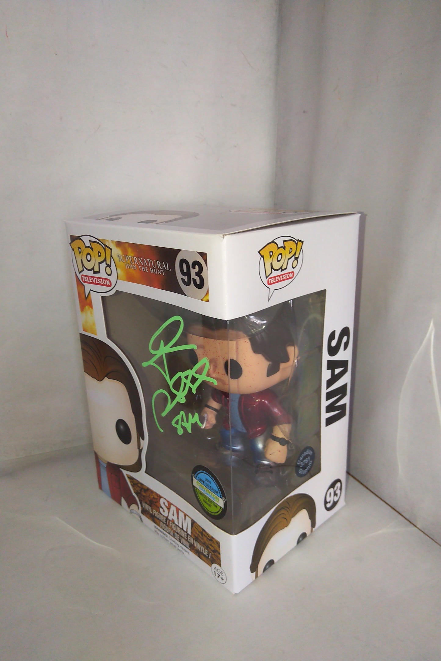 Jared Padalecki Hand Signed Autograph Supernatural Funko Pop COA