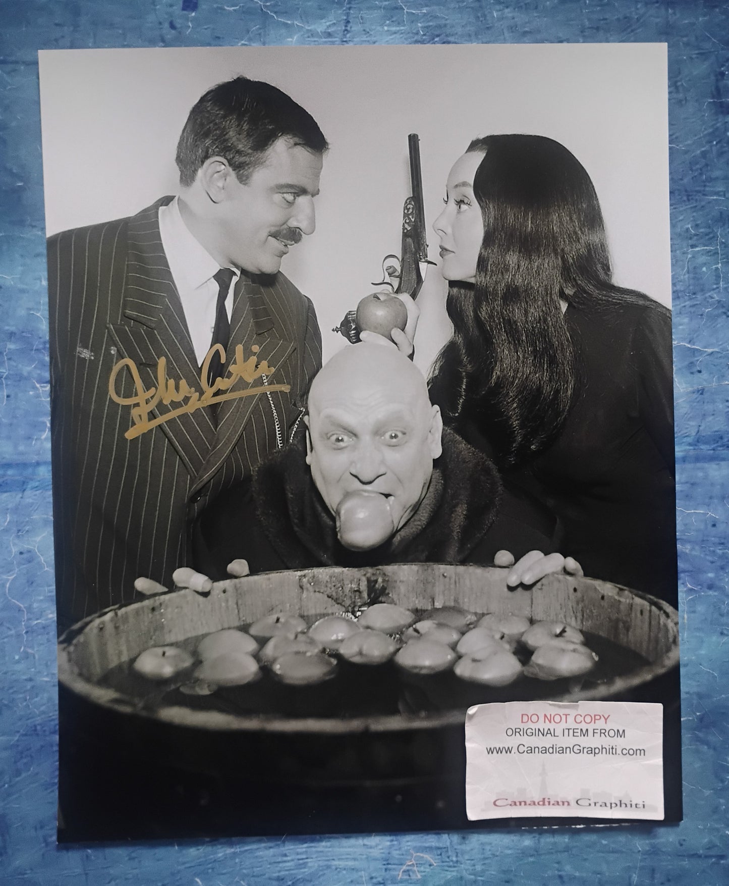 John Astin Hand Signed Autograph 11x14 Photo COA The Addams Family