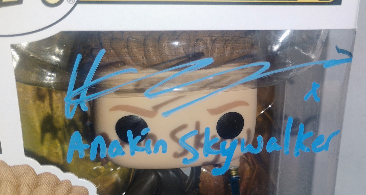 Hayden Christensen Hand Signed Autograph Funko Pop JSA COA Star Wars Anakin Skywalker