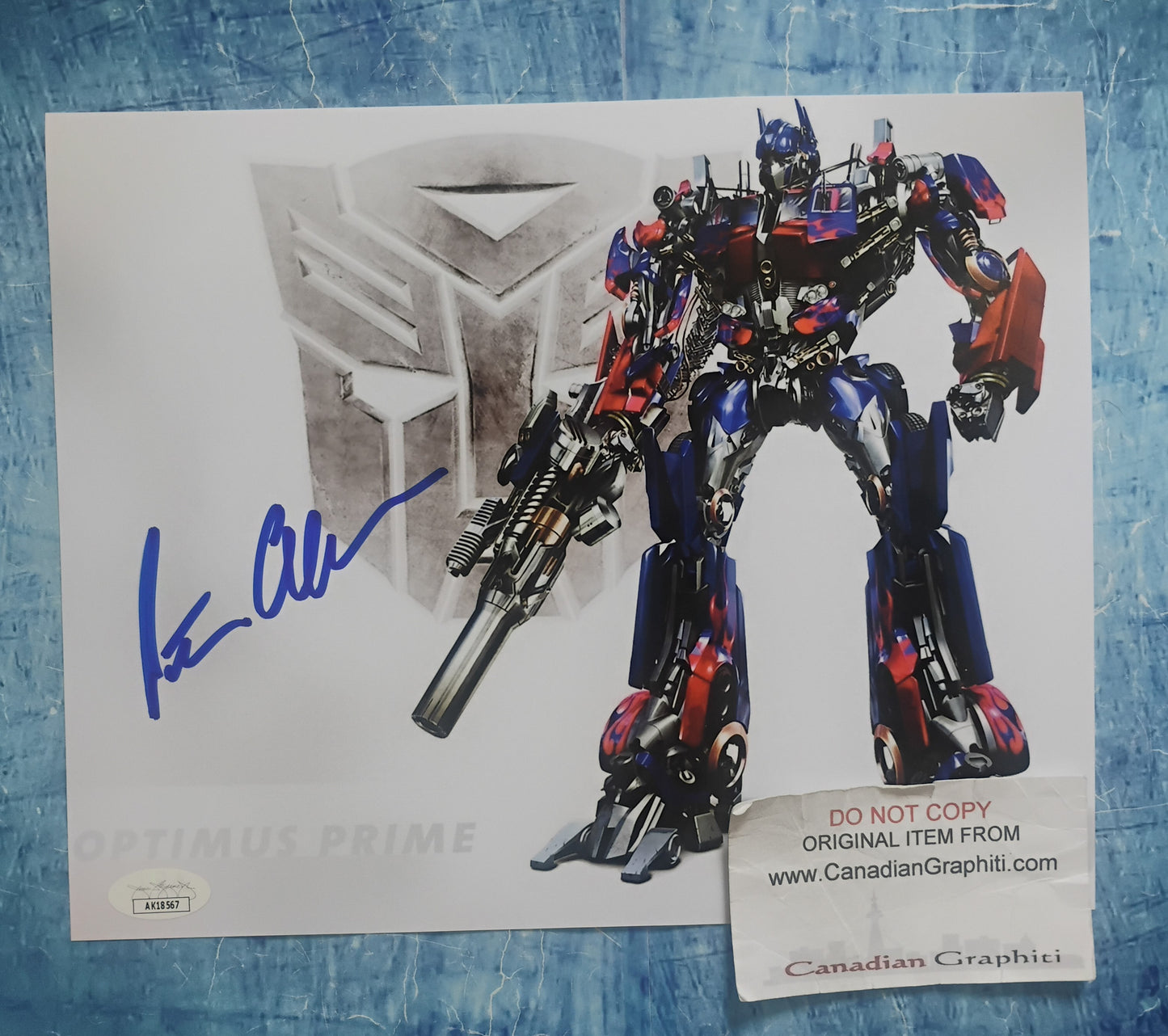 Peter Cullen Hand Signed Autograph 8x10 Photo JSA COA Transformers