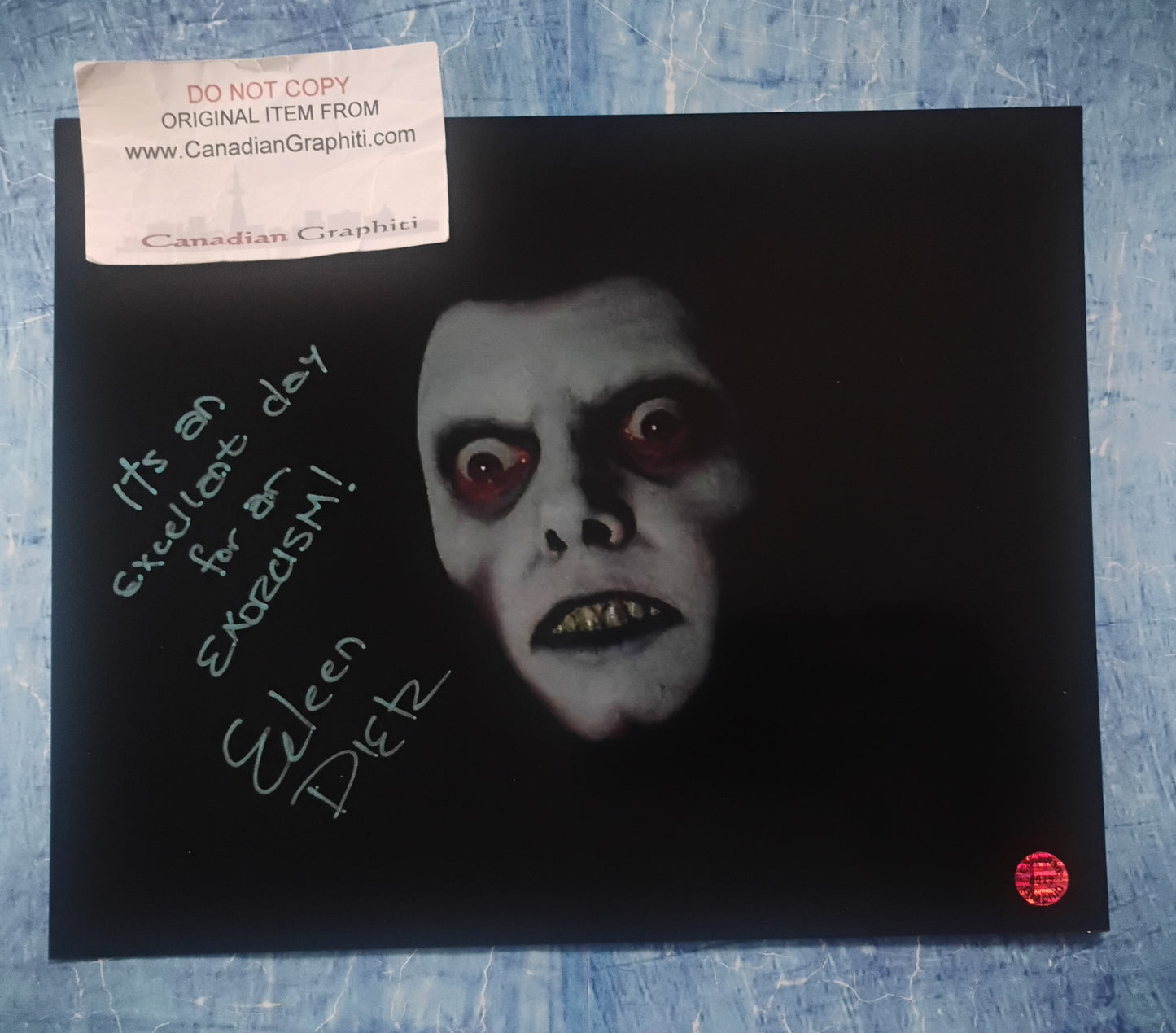 Eileen Dietz Hand Signed Autograph 8x10 Photo COA Exorcist