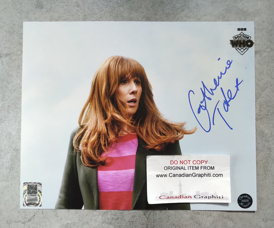 Catherine Tate Hand Signed Autograph 8x10 Photo COA + OPix Doctor Who