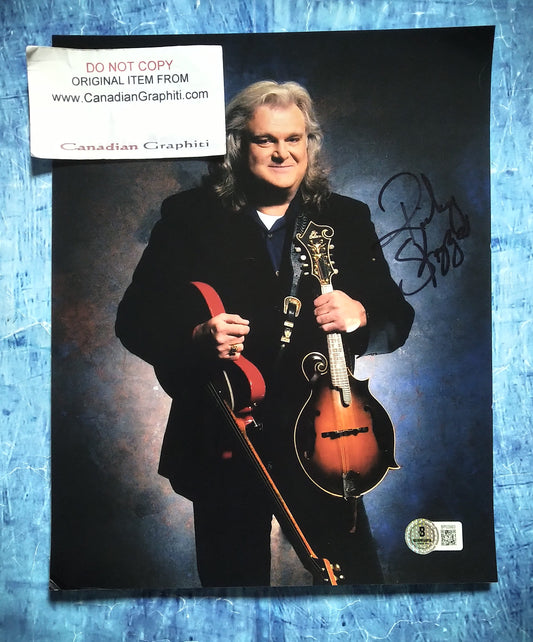 Ricky Skaggs Hand Signed Autograph 8x10 Photo BAS COA