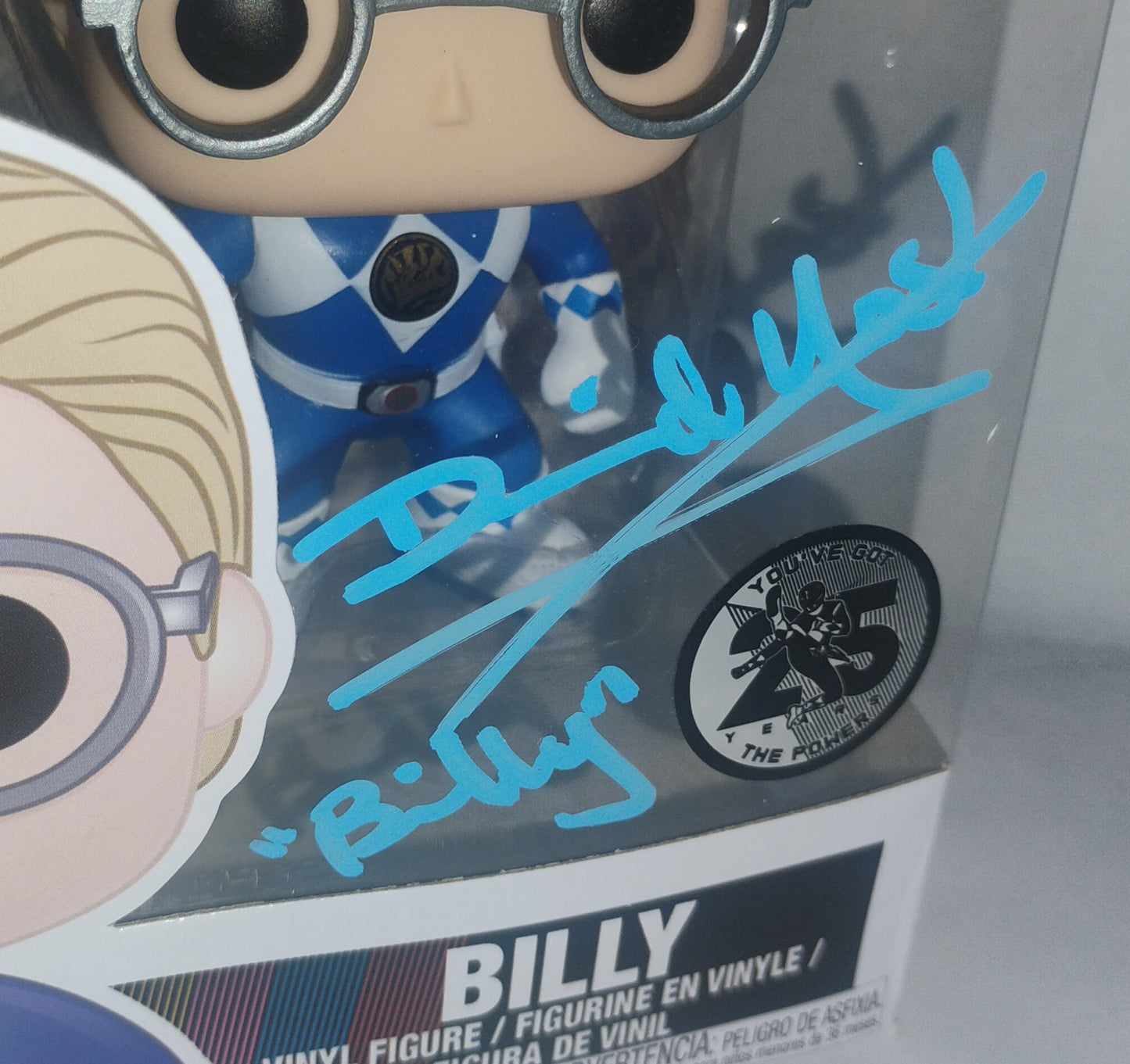 David Yost Hand Signed Autograph Power Rangers Funko Pop COA