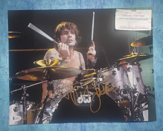 Tommy Lee Hand Signed Autograph 11x14 Photo BAS COA Motley Crue