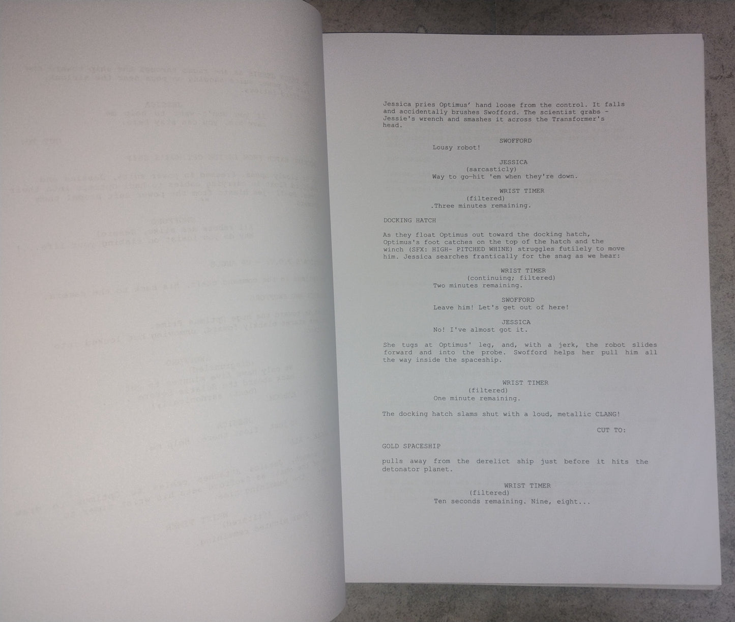 Peter Cullen Hand Signed Autograph Transformers Script COA