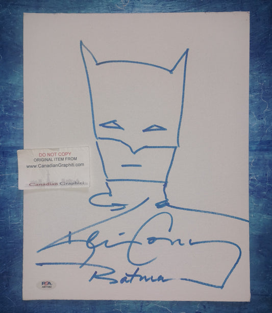Kevin Conroy Hand Signed Autograph Batman Sketch PSA COA
