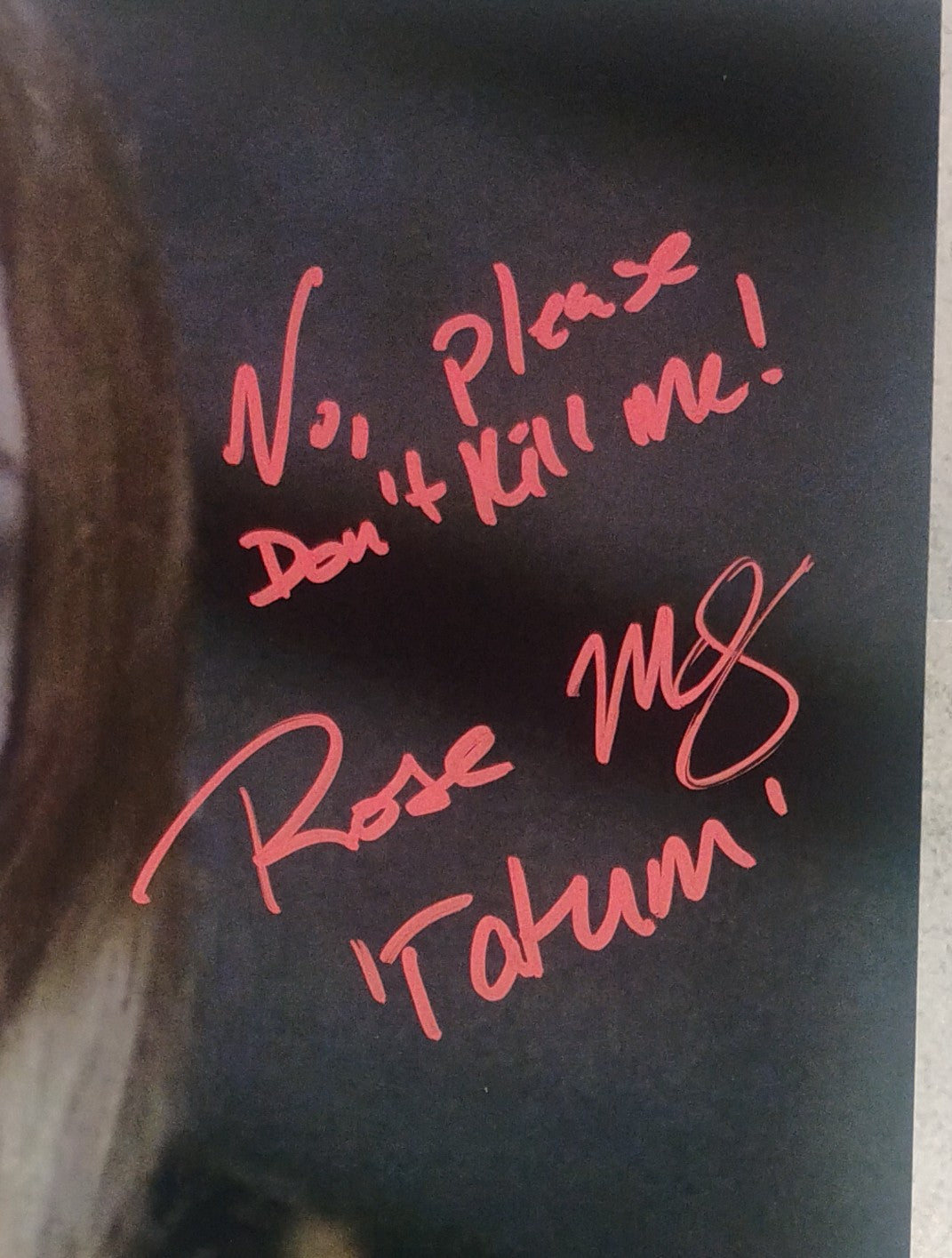 Rose McGowan Hand Signed Autograph 8x10 Photo COA Scream