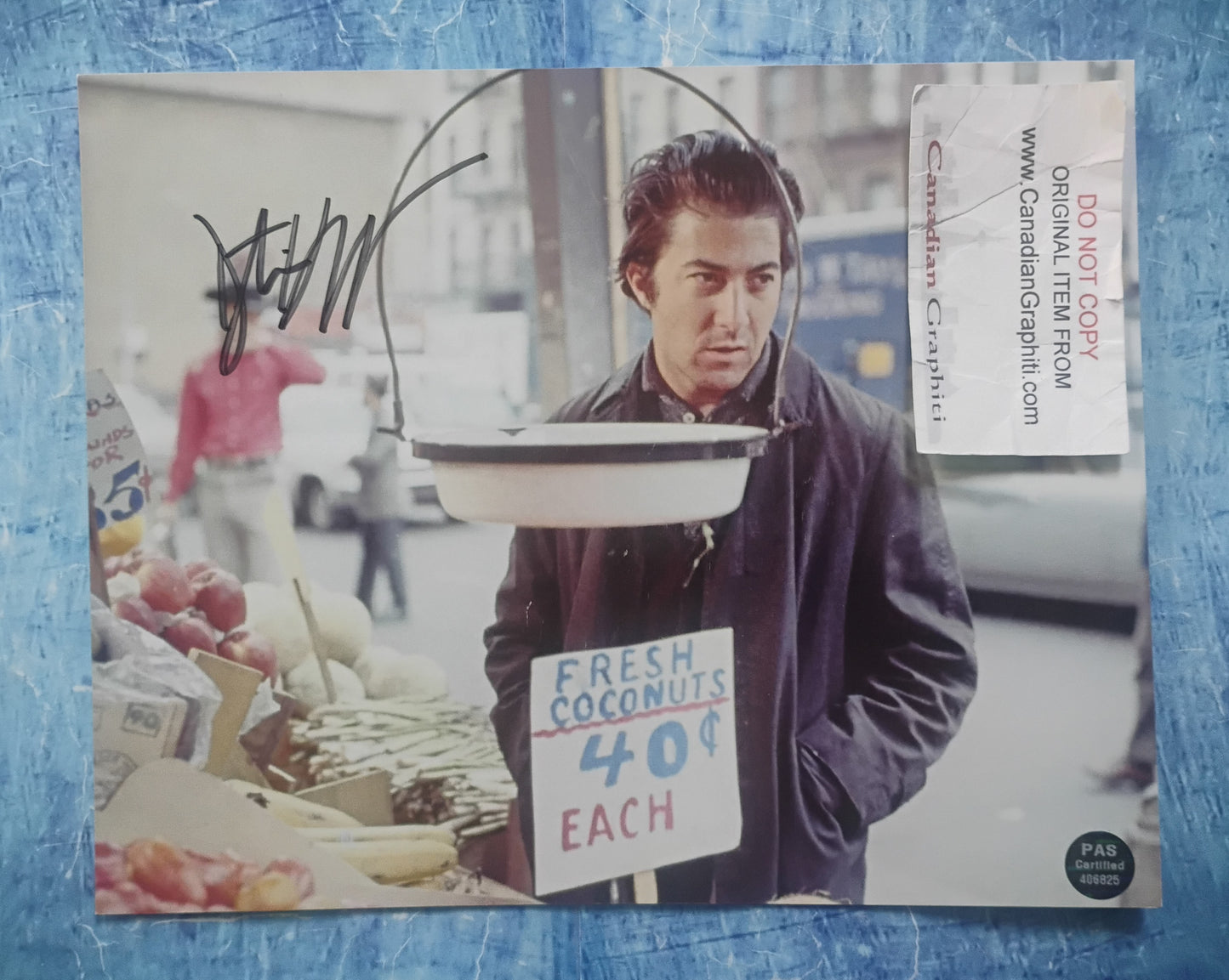 Dustin Hoffman Hand Signed Autograph 8x10 Photo COA Midnight Cowboy