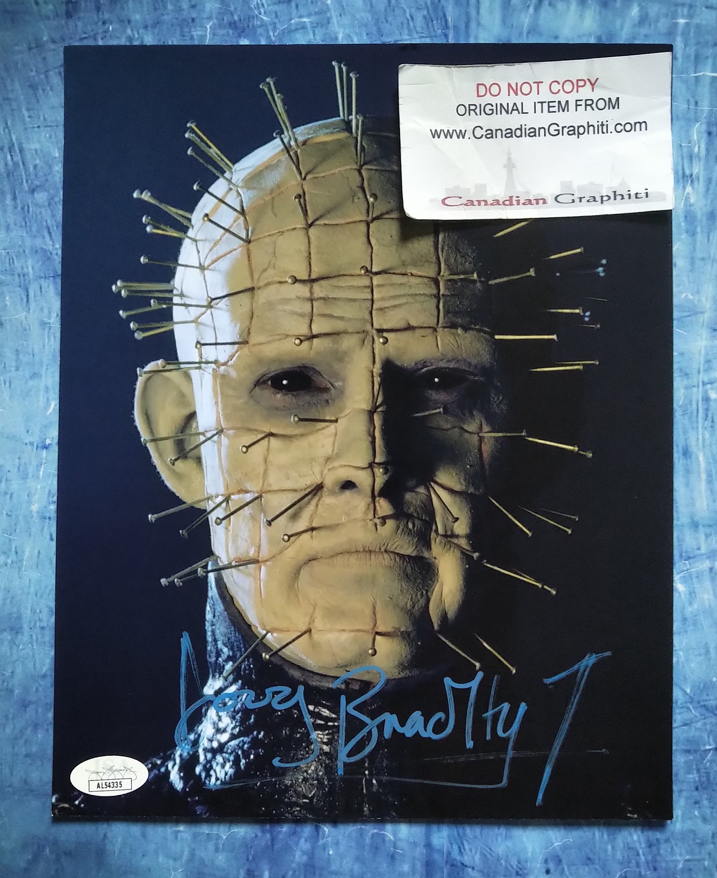 Doug Bradley Hand Signed Autograph 8x10 Photo COA + JSA Hellraiser