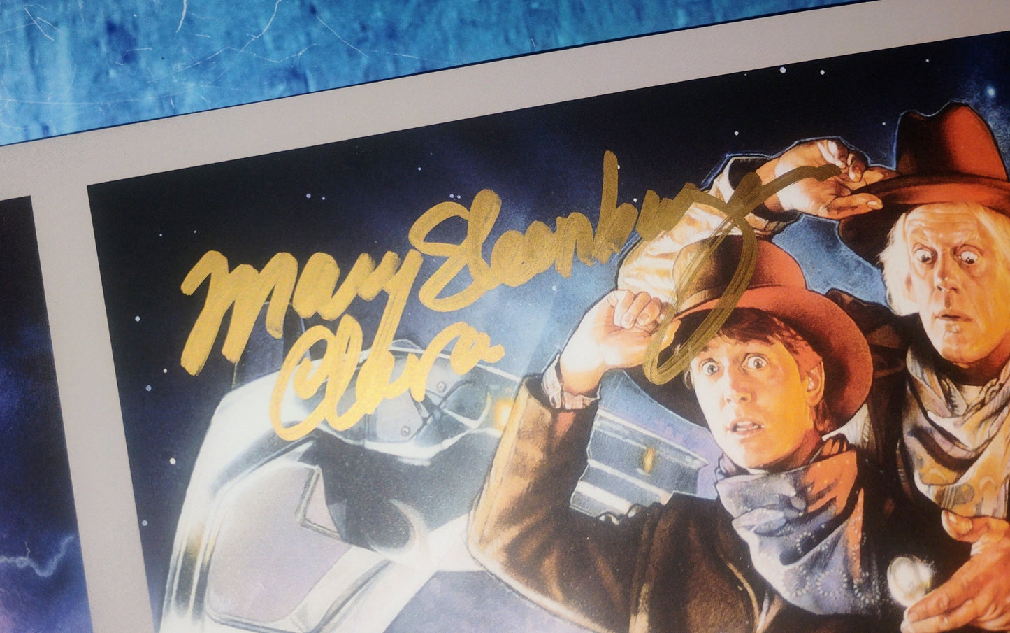 Back To The Future 4x Hand Signed Autograph Artwork Print COA Drew Struzan