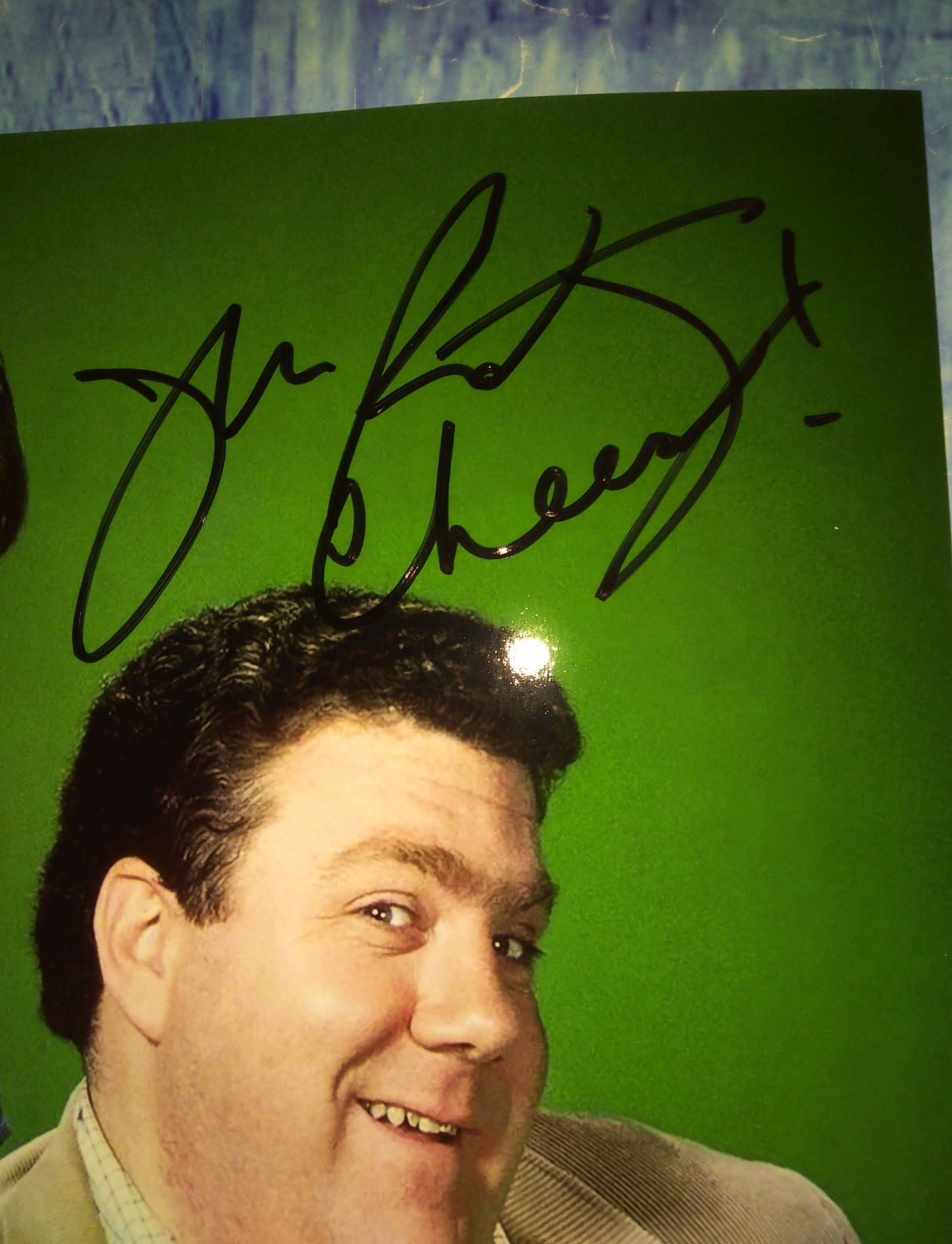 George Wendt & John Ratzenberger Hand Signed Autograph 8x10 Photo COA Cheers