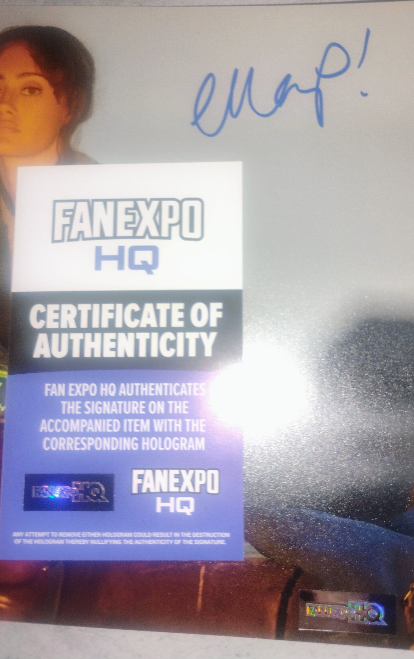 Ella Purnell Hand Signed Autograph 8x10 Photo COA Fallout