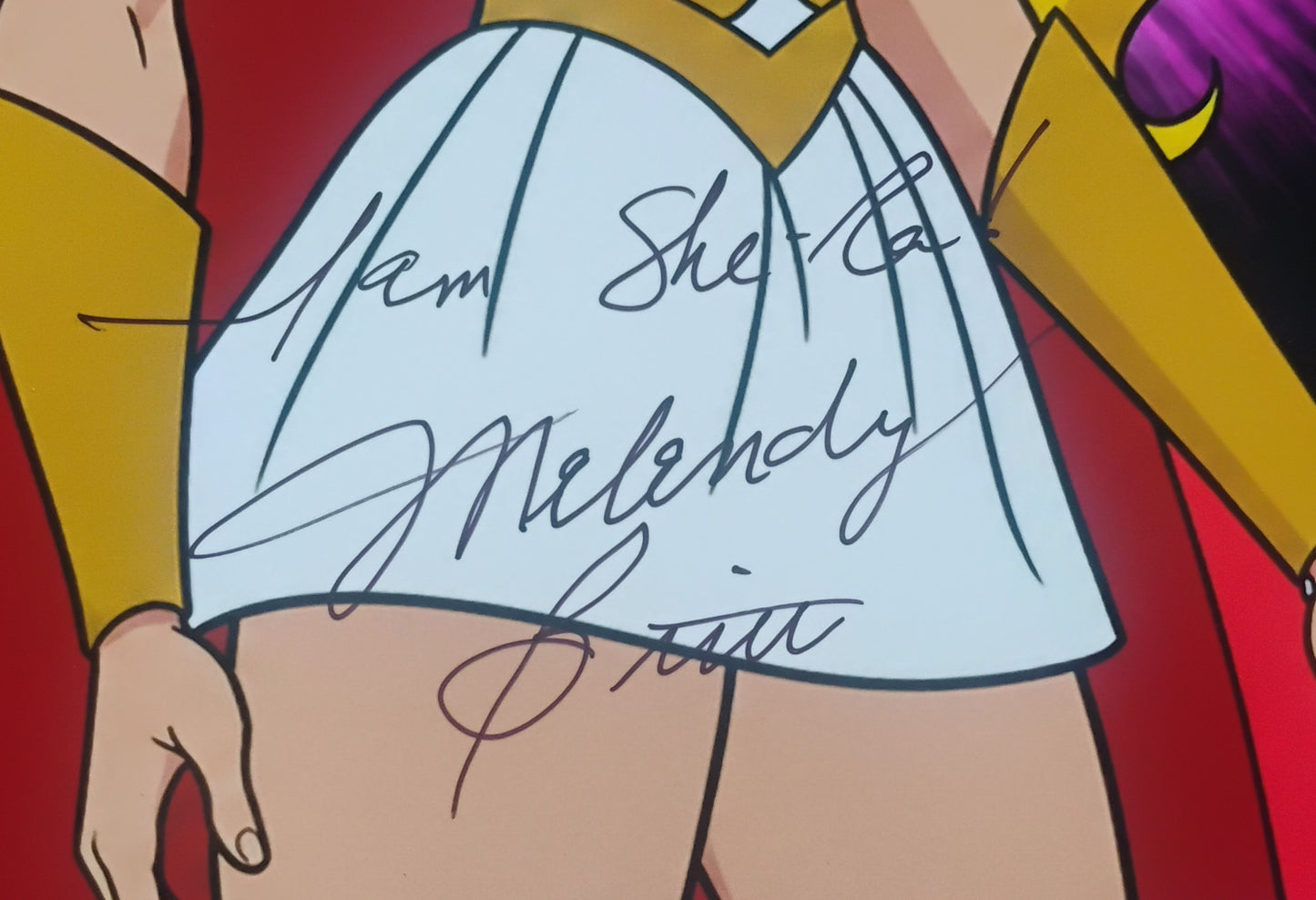 Melendy Britt & Alan Oppenheimer Hand Signed Autograph 11x14 Photo COA