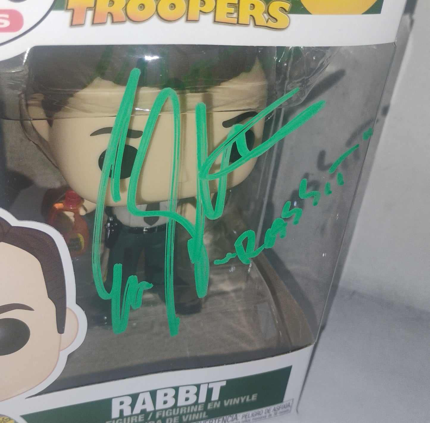 Erik Stolhanske Hand Signed Autograph Super Troopers Funko Pop COA