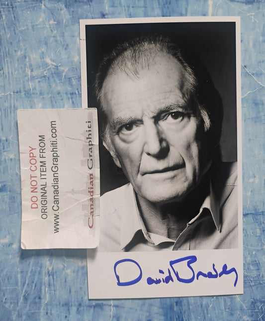 David Bradley Hand Signed Autograph Photo COA