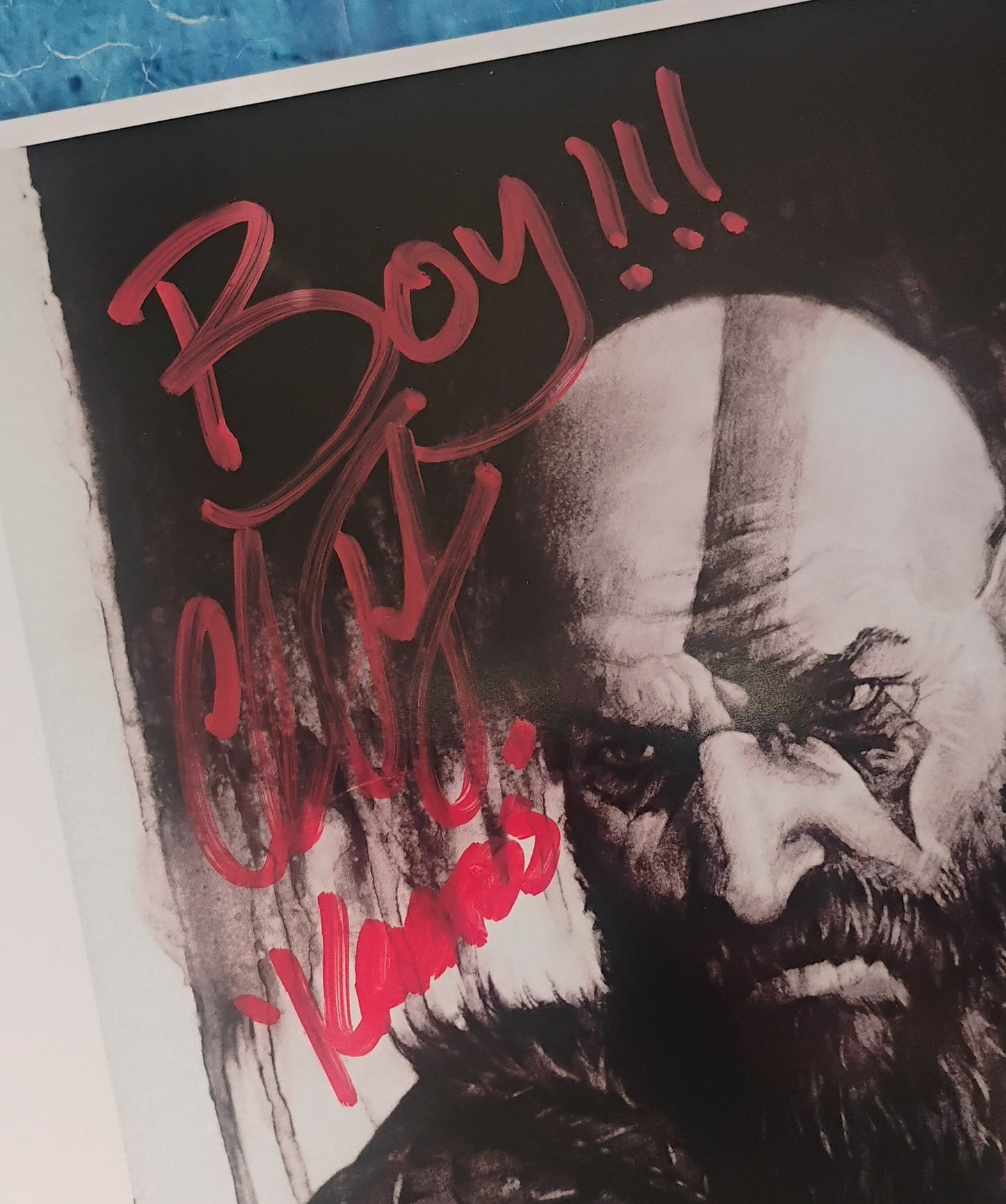 Christopher Judge Hand Signed Autograph Photo OPix COA God Of War Kratos