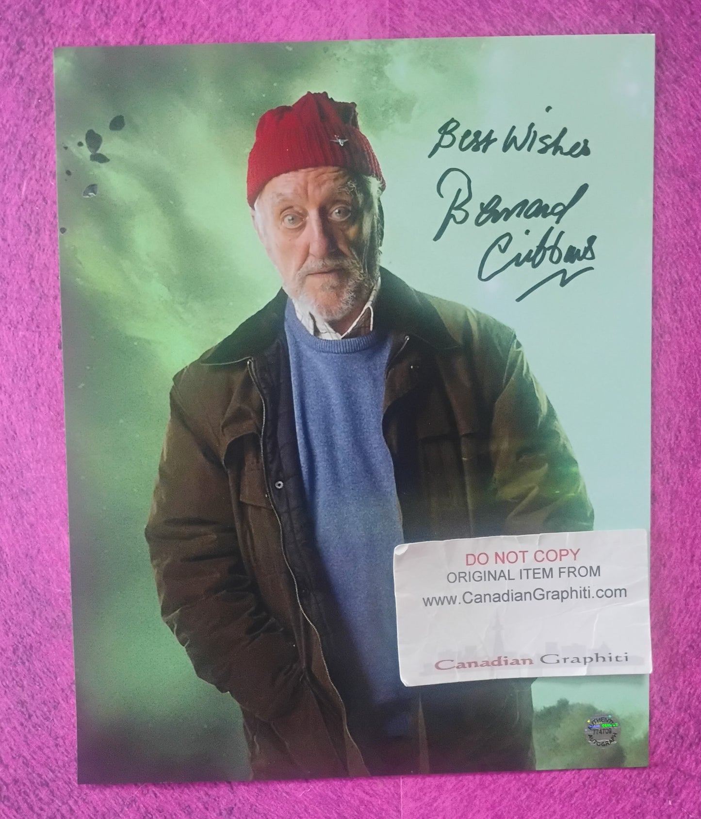 Bernard Cribbins Hand Signed Autograph 8x10 Photo COA Doctor Who
