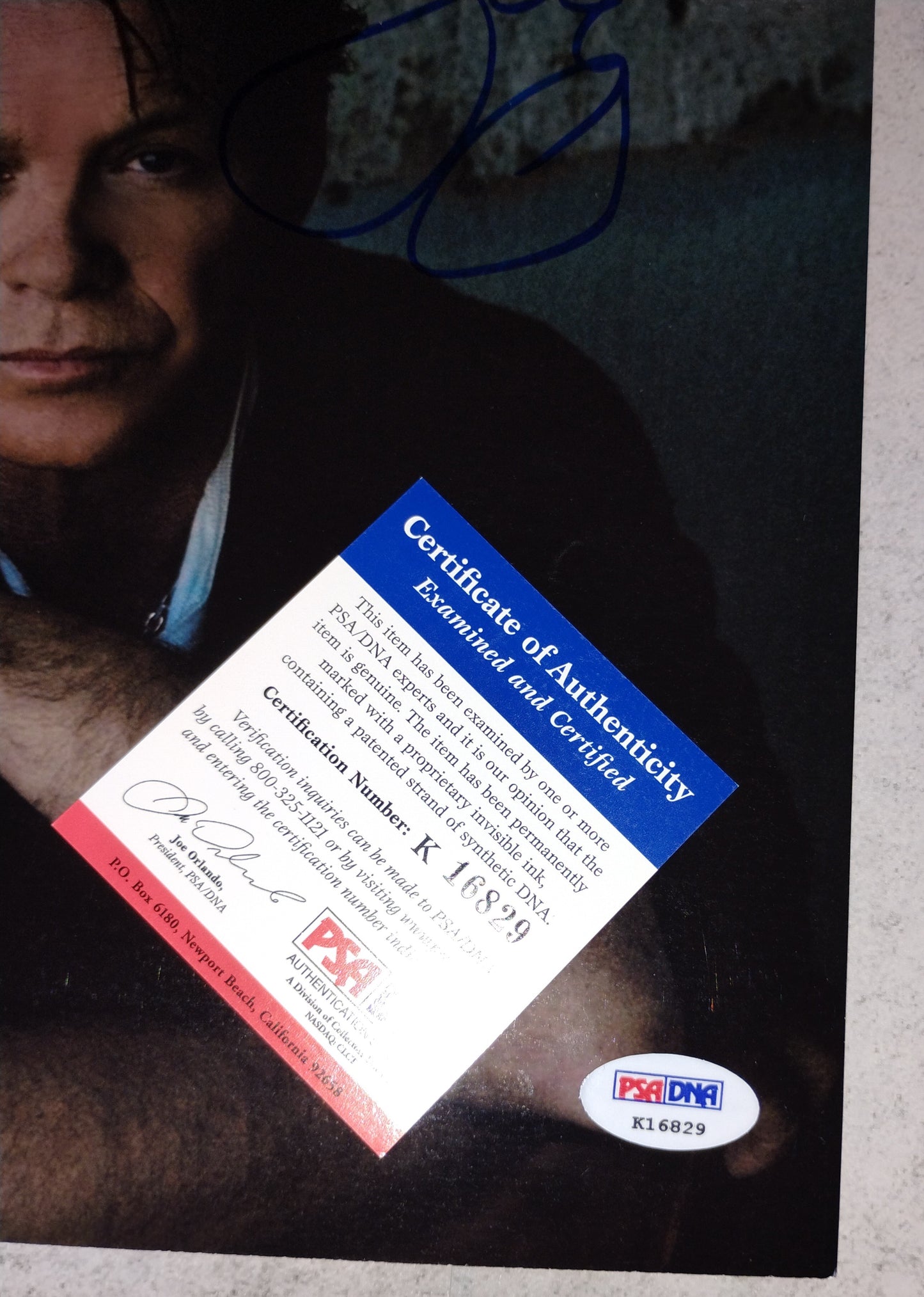 John Cougar Mellencamp Hand Signed Autograph 8x10 Photo PSA COA