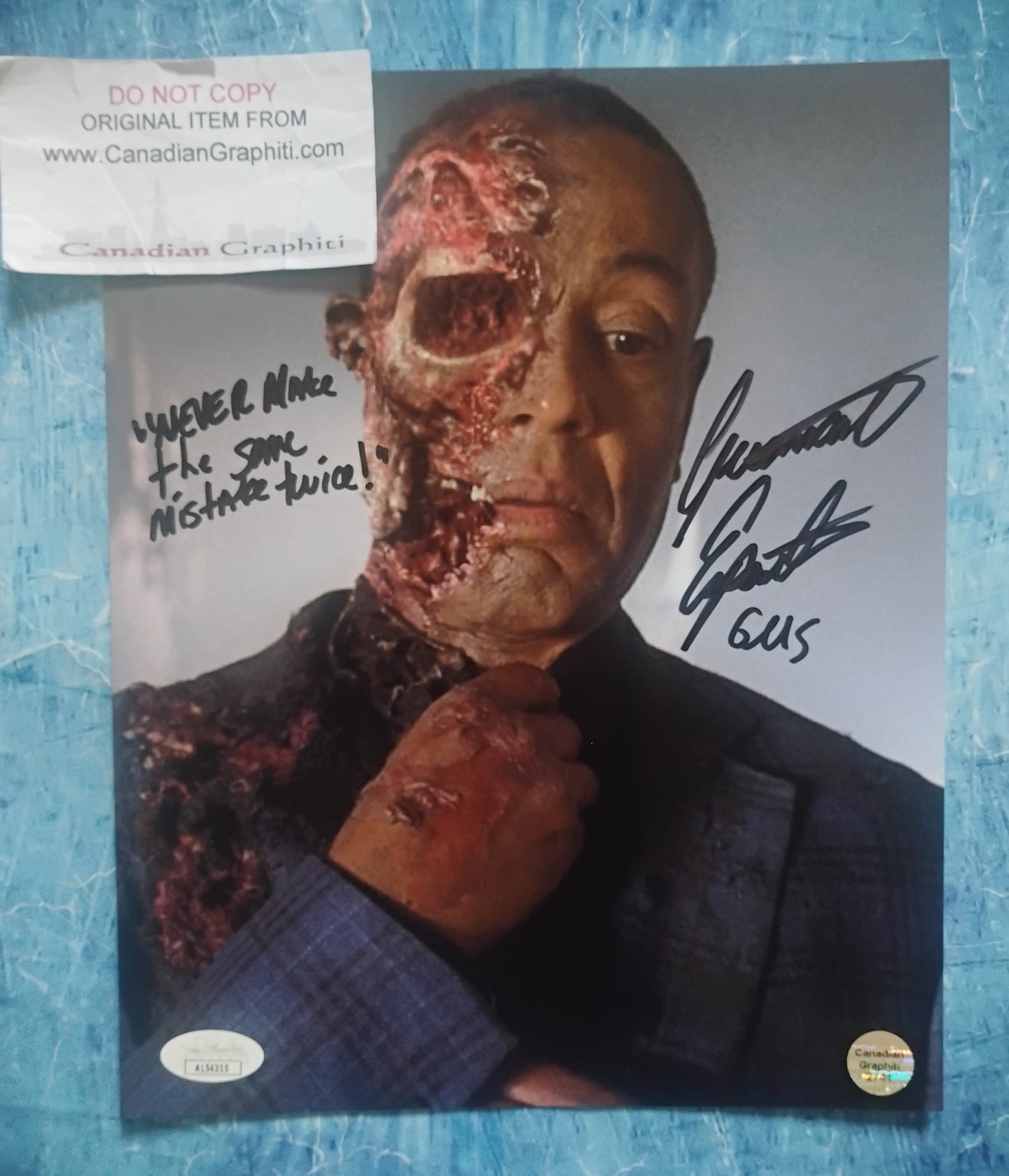 Giancarlo Esposito Hand Signed Autograph 8x10 Photo JSA COA Breaking Bad