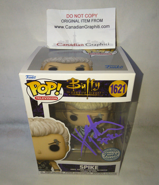 James Marsters Hand Signed Autograph Spike Exclusive Funko Pop COA + OPix
