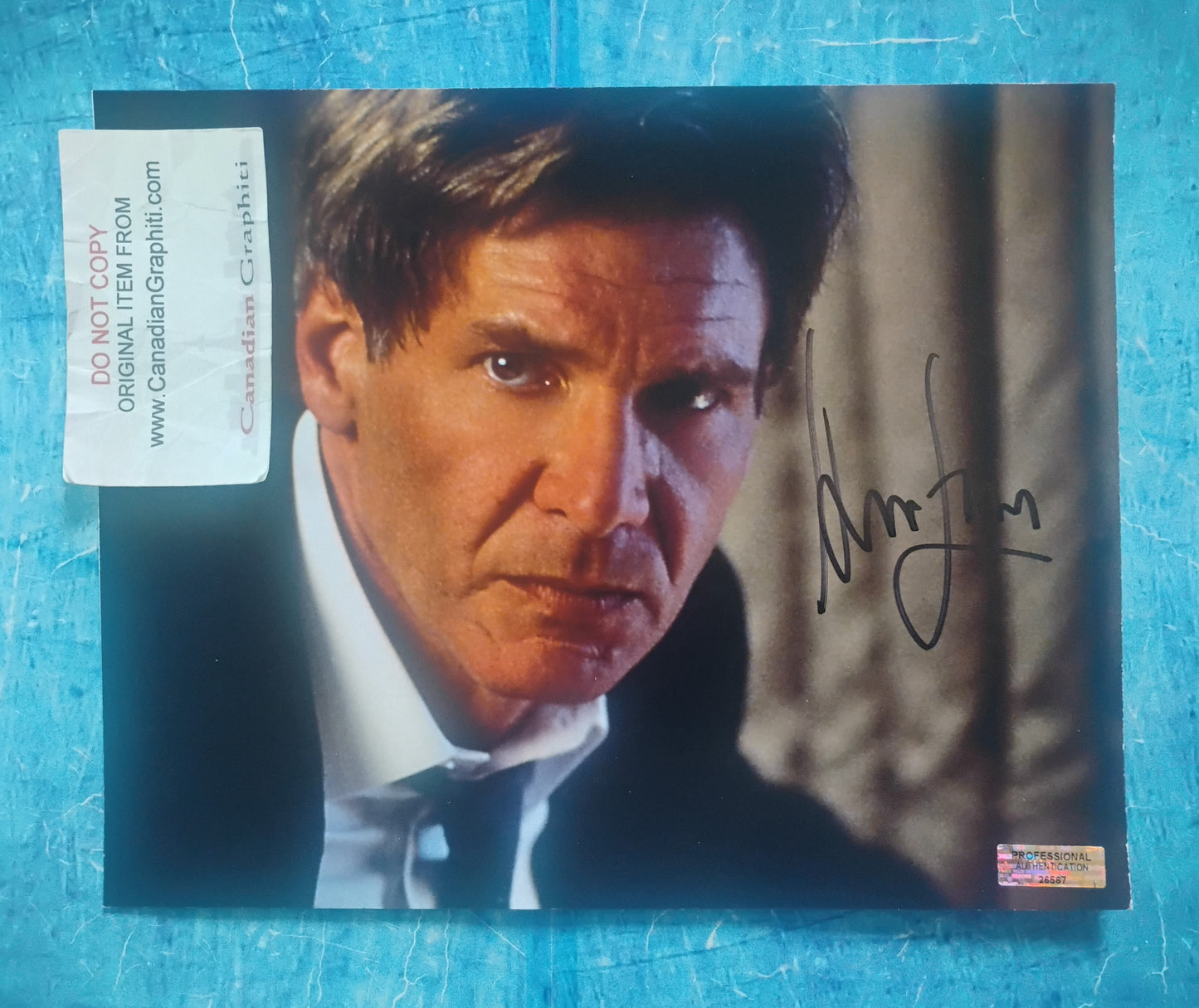 Harrison Ford Hand Signed Autograph 8x10 Photo COA