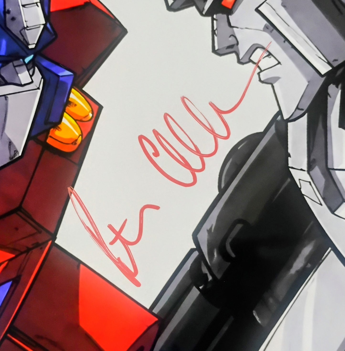 Peter Cullen & Frank Welker Hand Signed Autograph 11x14 Photo COA Transformers