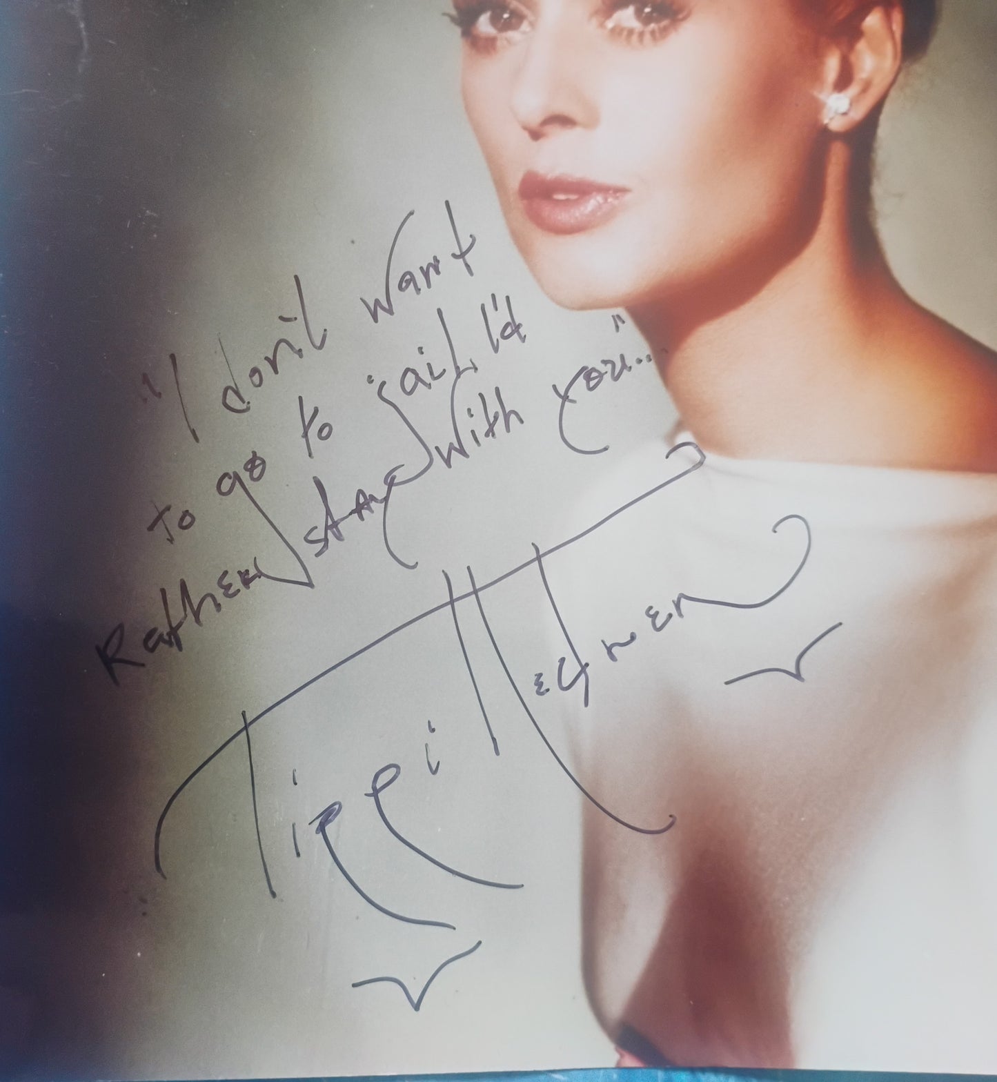 Tippi Hedren Hand Signed Autograph 8x10 Photo PSA COA Marnie